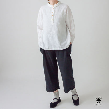 トリプルガーゼ ワイドパンツ