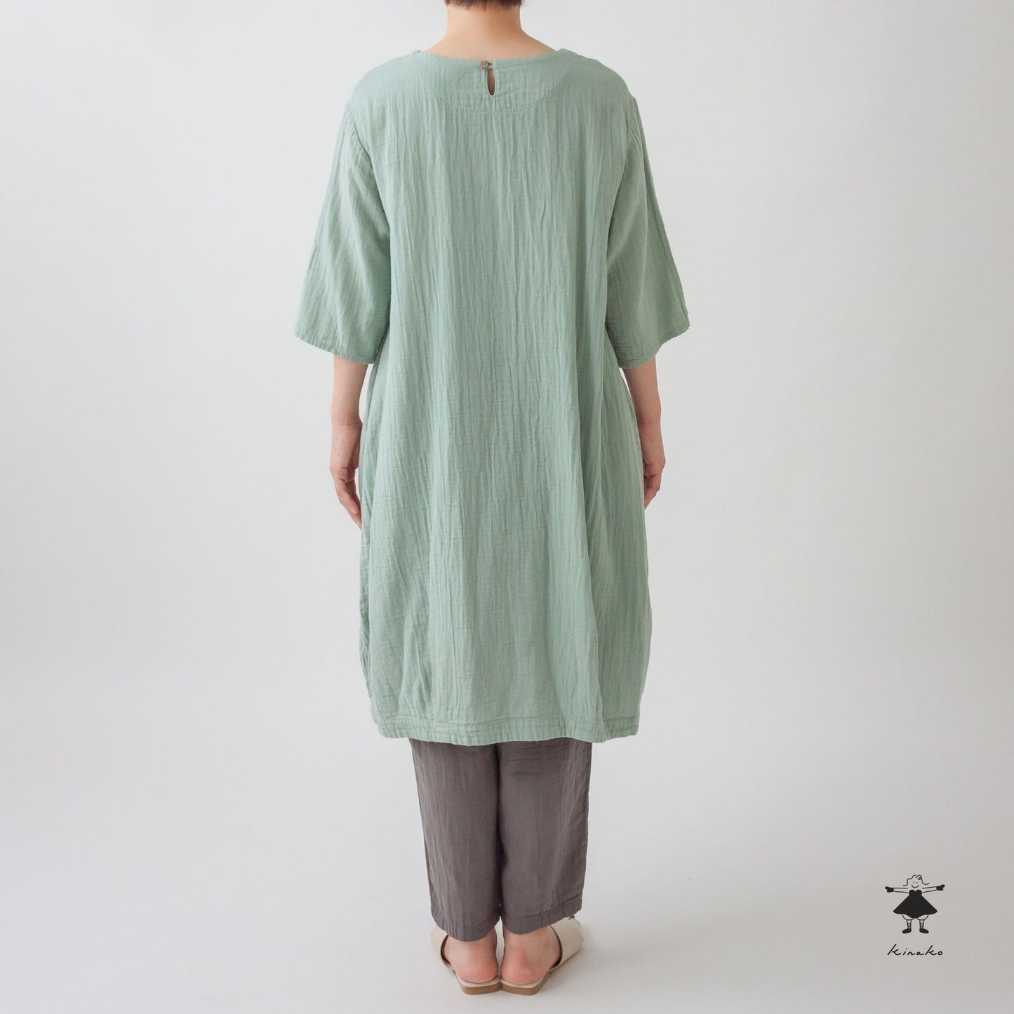 ダブルガーゼバルーンワンピース