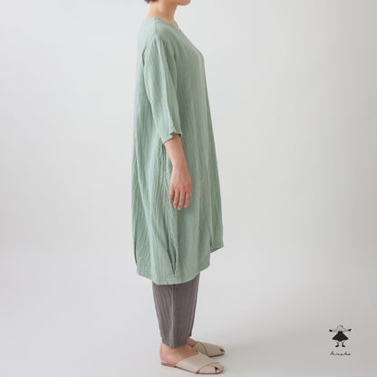 ダブルガーゼバルーンワンピース