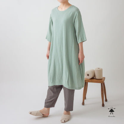 ダブルガーゼバルーンワンピース