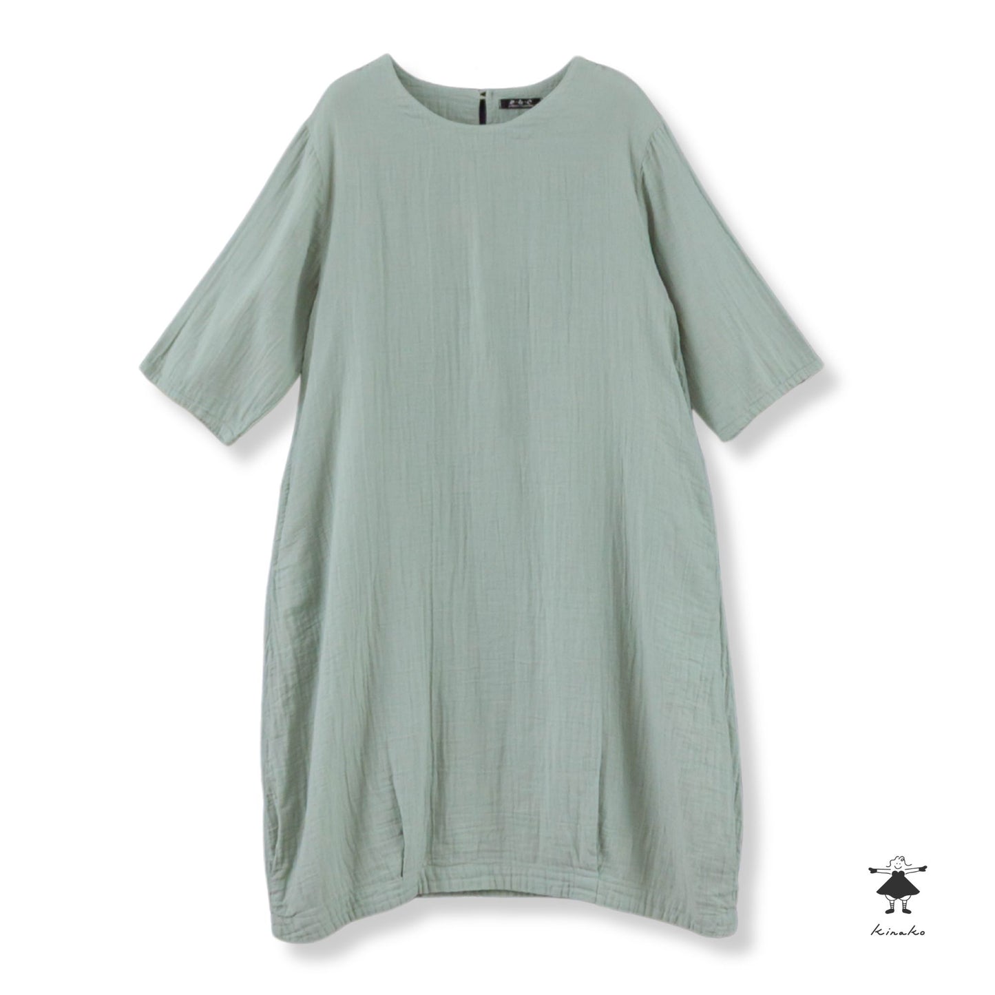 ダブルガーゼバルーンワンピース