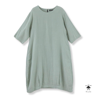 ダブルガーゼバルーンワンピース