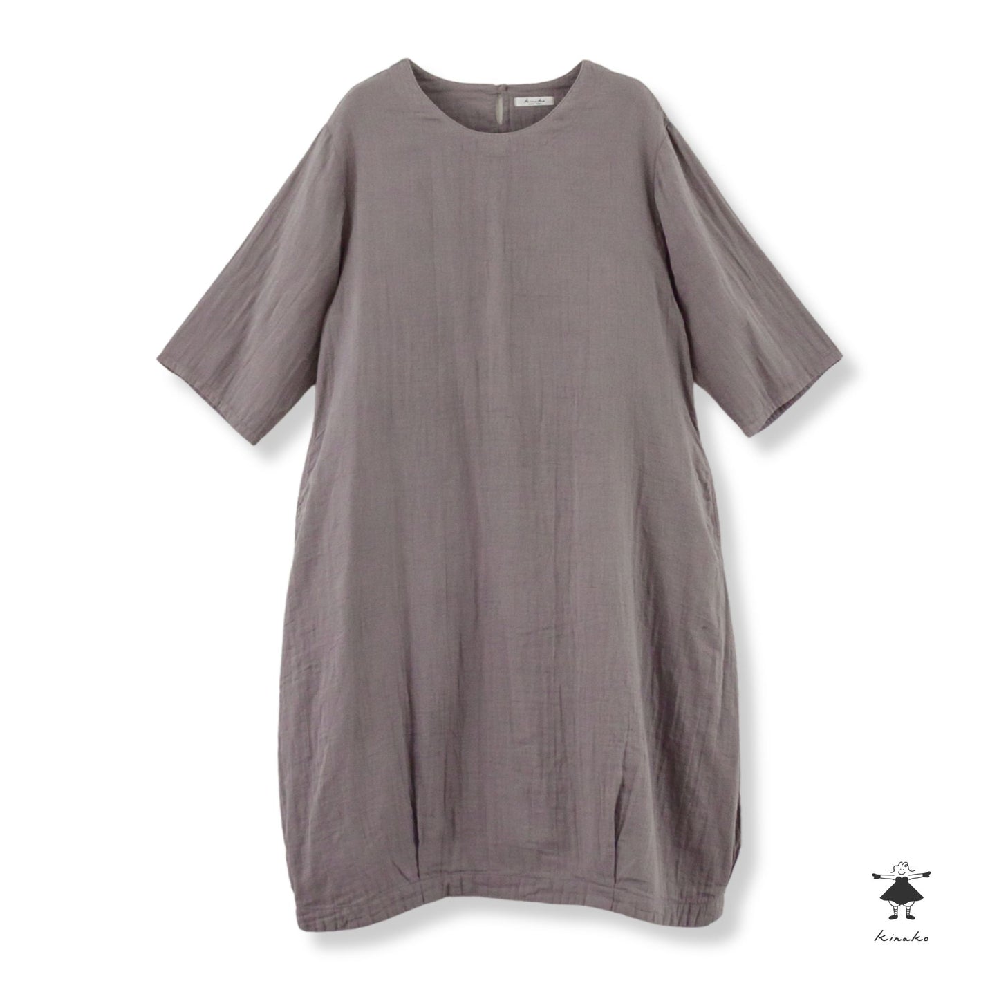 ダブルガーゼバルーンワンピース