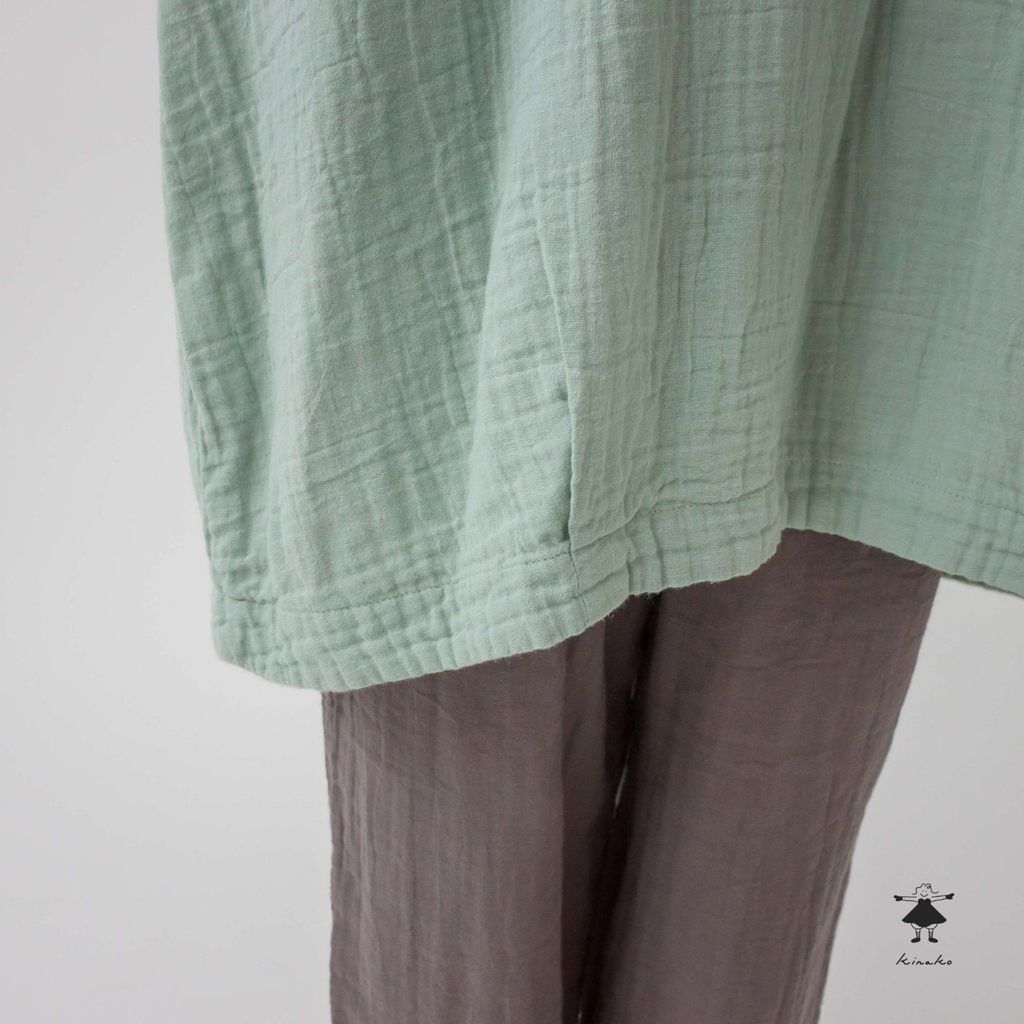 ダブルガーゼバルーンワンピース