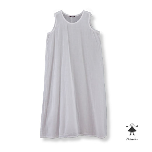 シングルガーゼペチワンピース