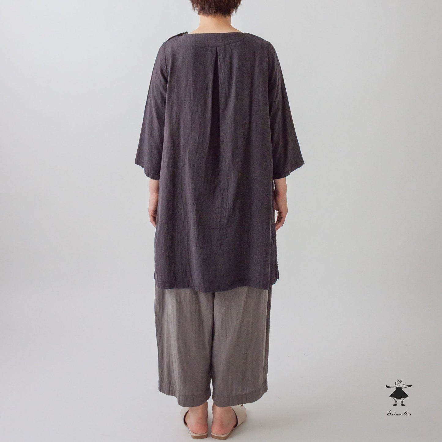 ダブルガーゼポケットワンピース