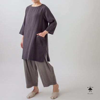 ダブルガーゼポケットワンピース