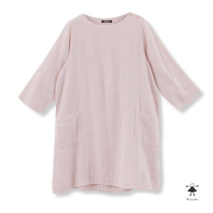 ダブルガーゼポケットワンピース