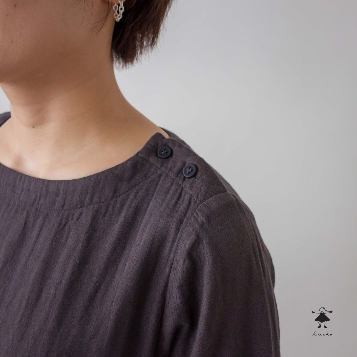 ダブルガーゼポケットワンピース