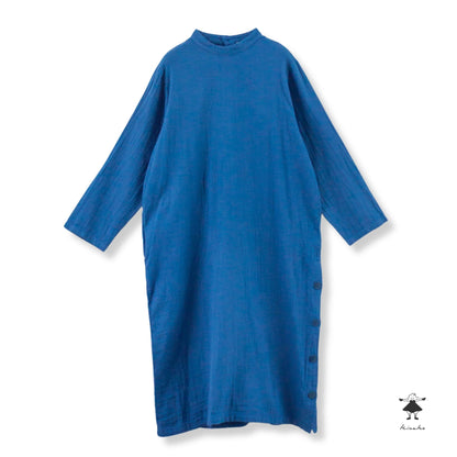 ダブルガーゼサイドスリットワンピース