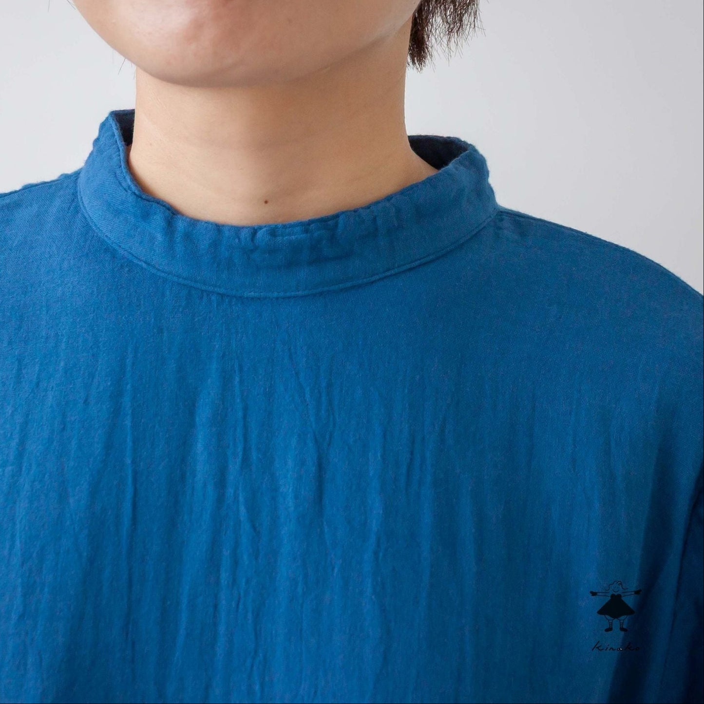 ダブルガーゼサイドスリットワンピース