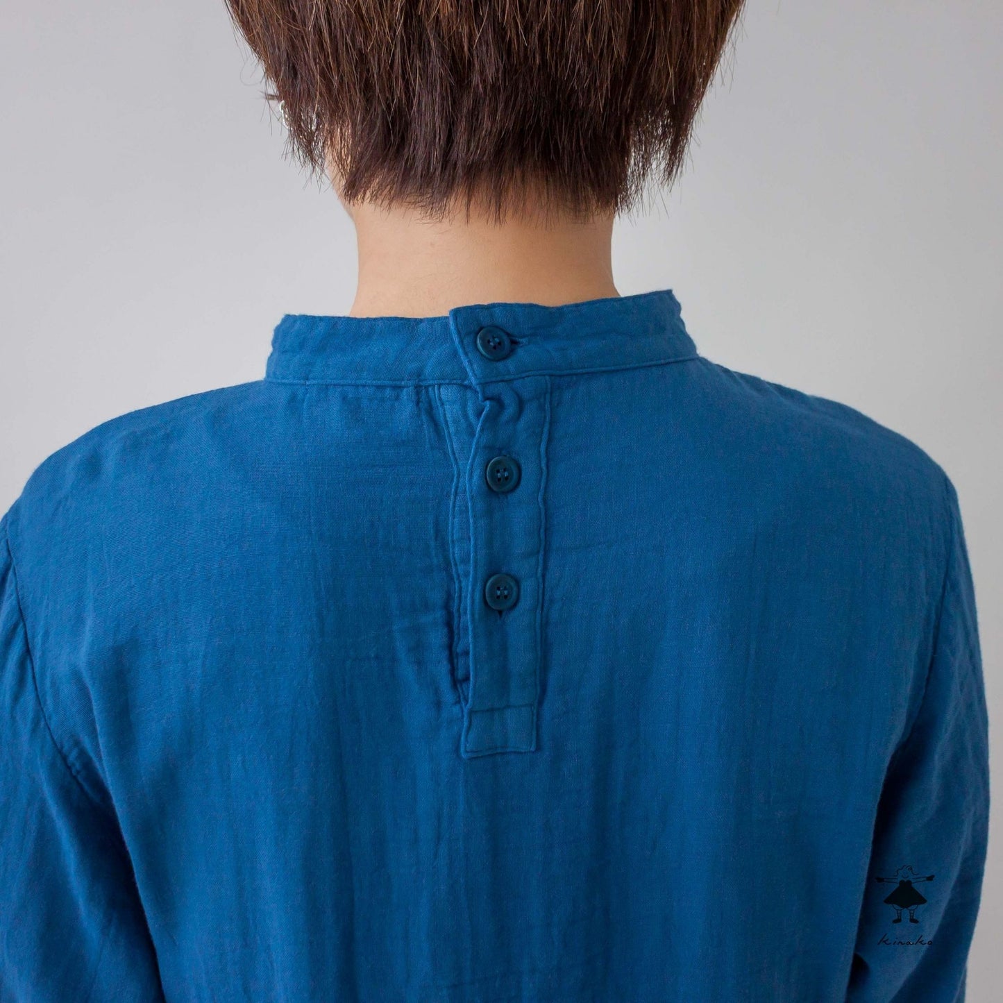 ダブルガーゼサイドスリットワンピース