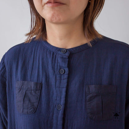 ダブルガーゼシャツワンピース