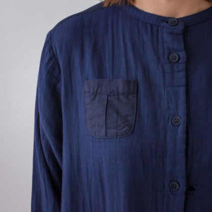 ダブルガーゼシャツワンピース