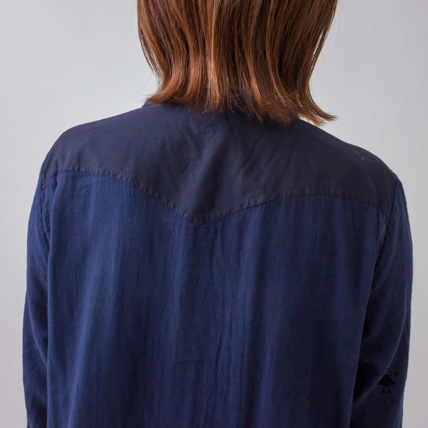 ダブルガーゼシャツワンピース