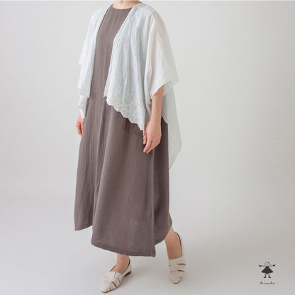 スカラップレース ポンチョ