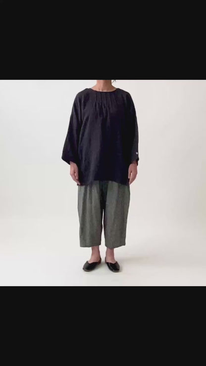 ダブルガーゼピンタックBIGチュニック