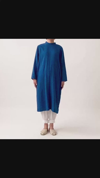 ダブルガーゼサイドスリットワンピース