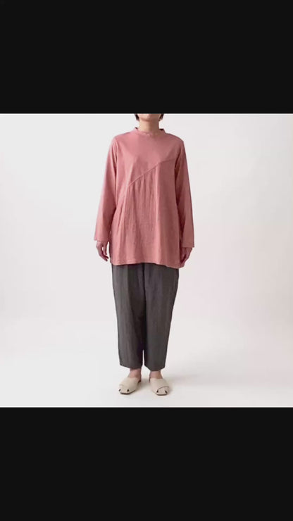 ダブルガーゼ後ポケットパンツ