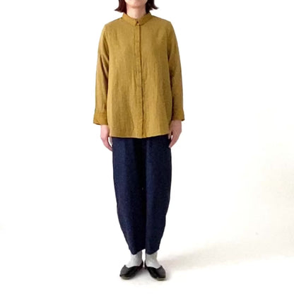 ダブルガーゼロングシャツ